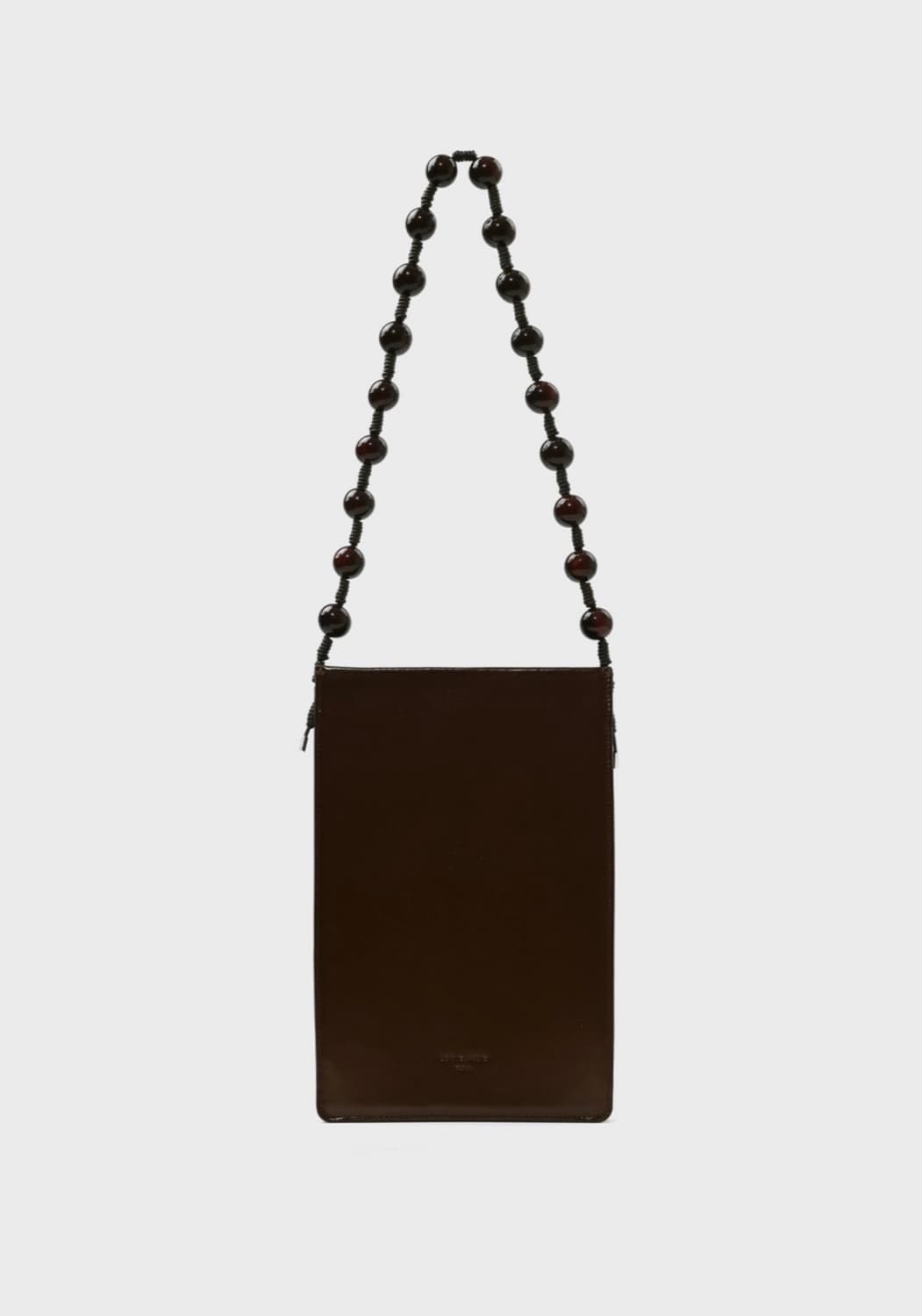 로우클래식 비즈 핸들백 브라운 (소가죽) 상품이미지2