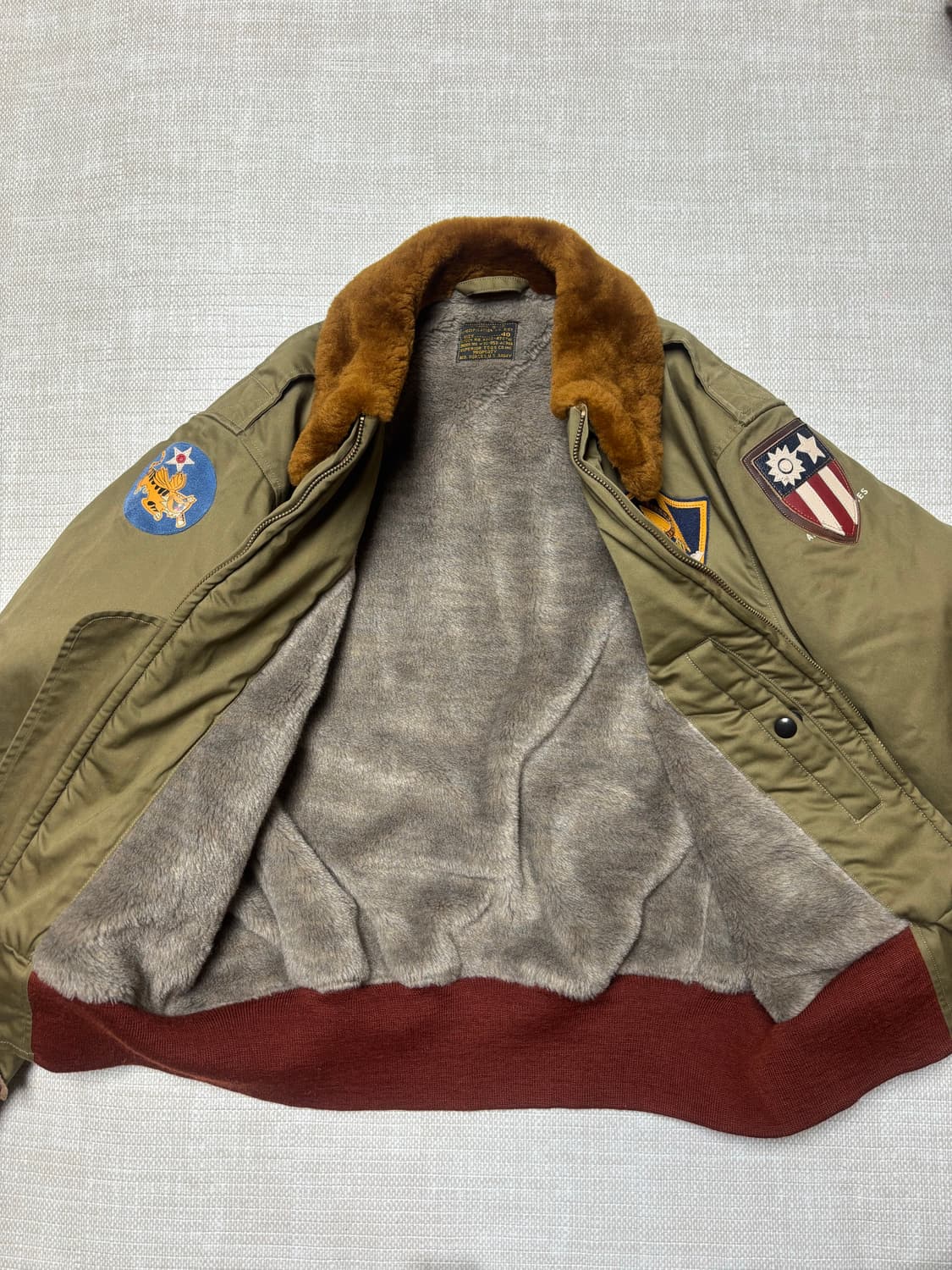 버즈릭슨 b-10 여호첨익 플라잉 타이거 40(l) 사이즈 상품이미지3