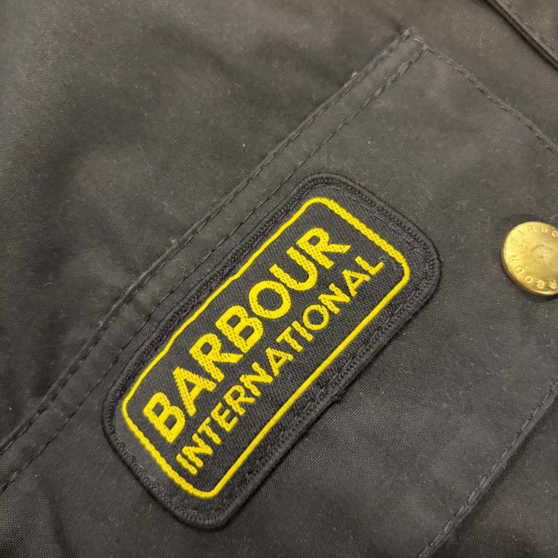 [40] 바버 인터네셔널 포켓 블랙 집업 자켓 D790 상품이미지4