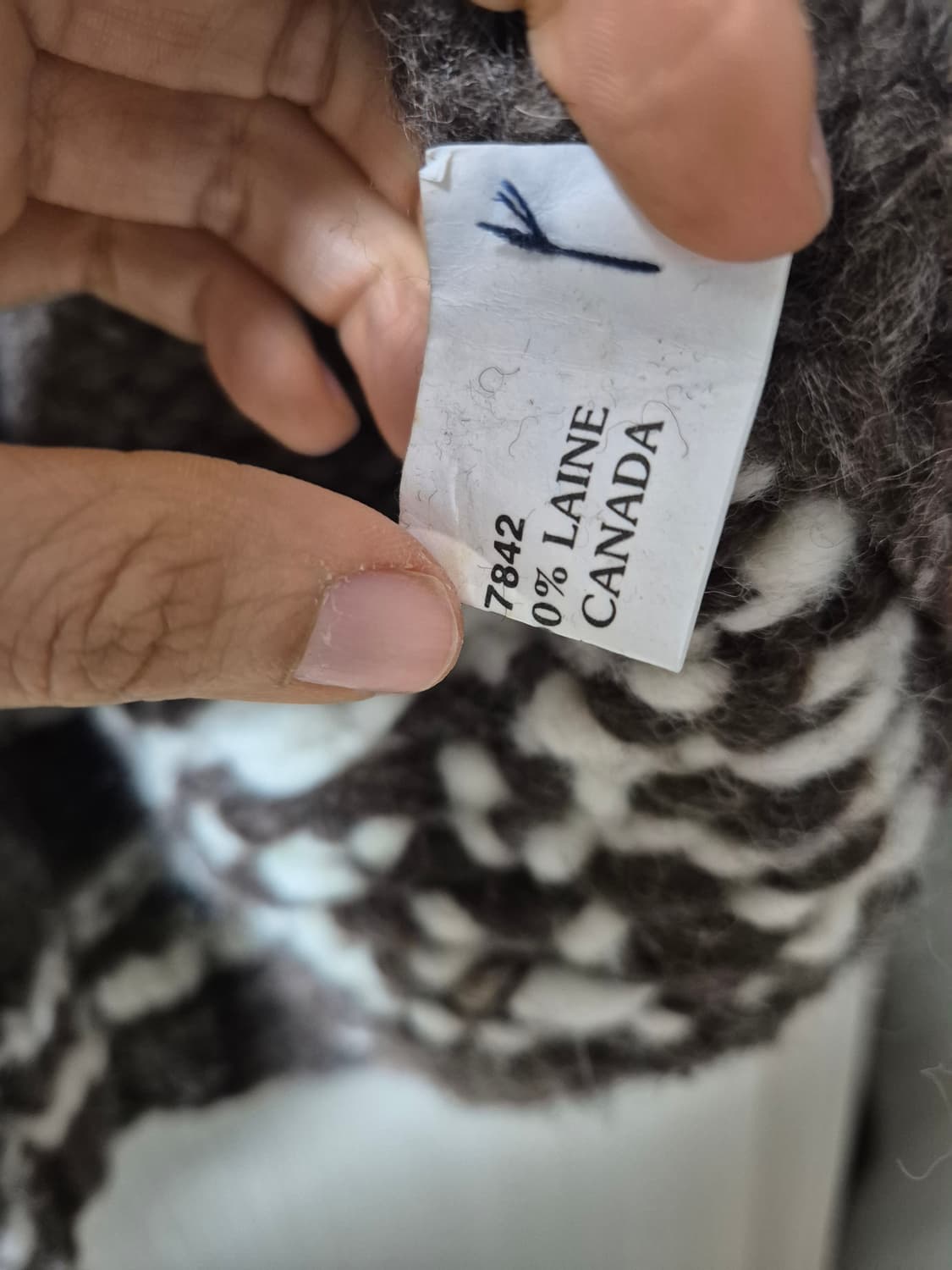 캐나다 핸드메이드 코위찬 니트 가디건 M 노르딕가디건 상품이미지5