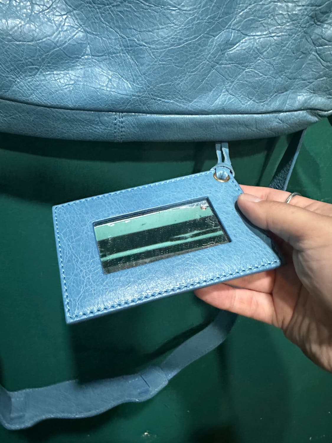 발렌시아가 블루 모터백 상품이미지6