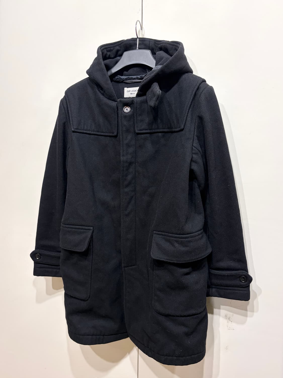 아워레가시 울 후드 하프 코트 상품이미지2