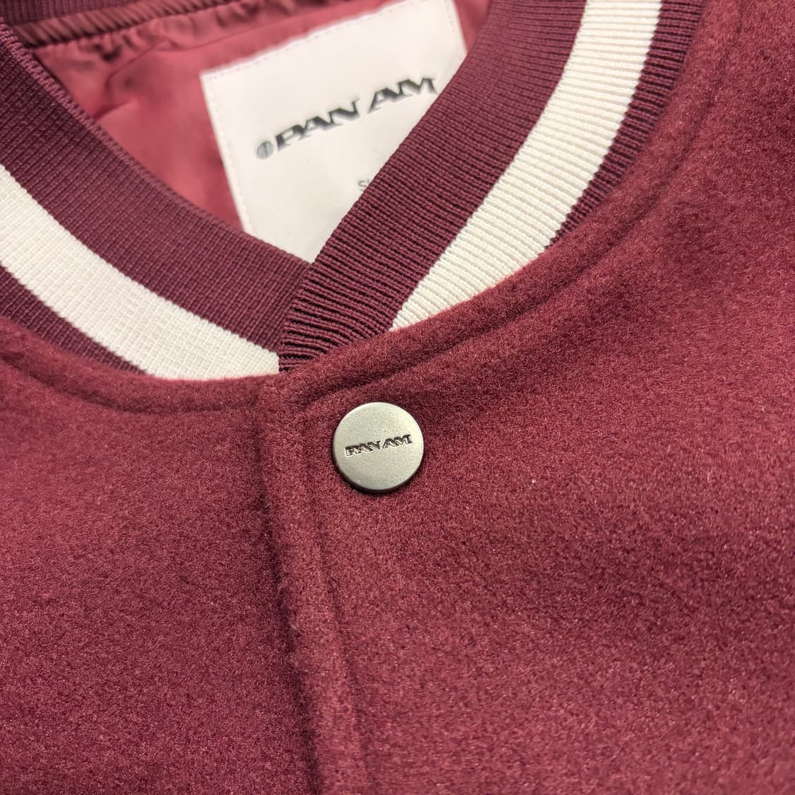 [105] PANAM 팬암 버건디 스타디움 바시티 자켓 C362 상품이미지5