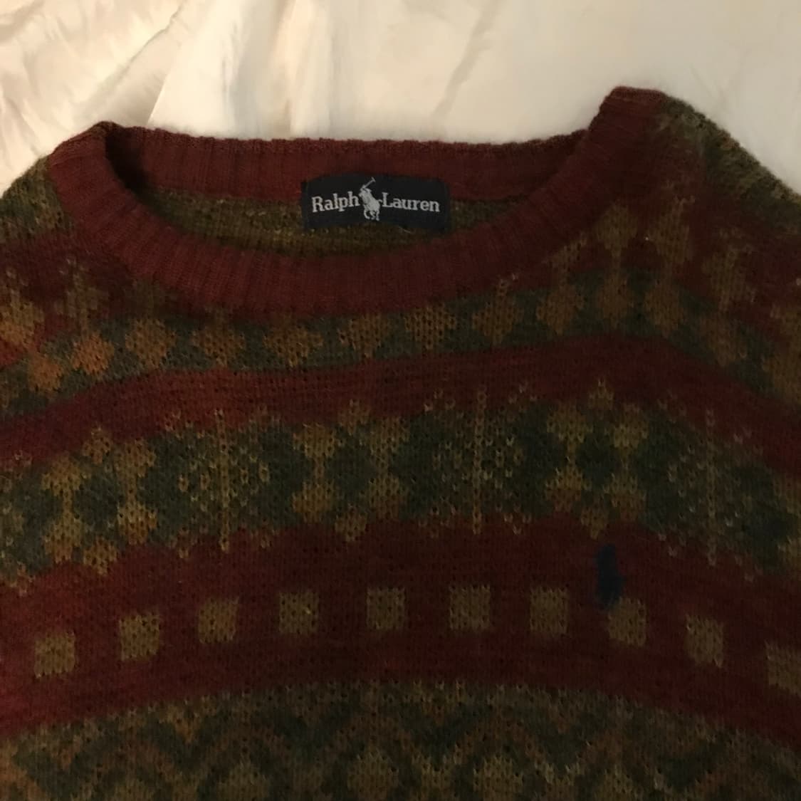 Polo 폴로랄프로렌 빅사이즈 오버핏 노르딕 니트 상품이미지4