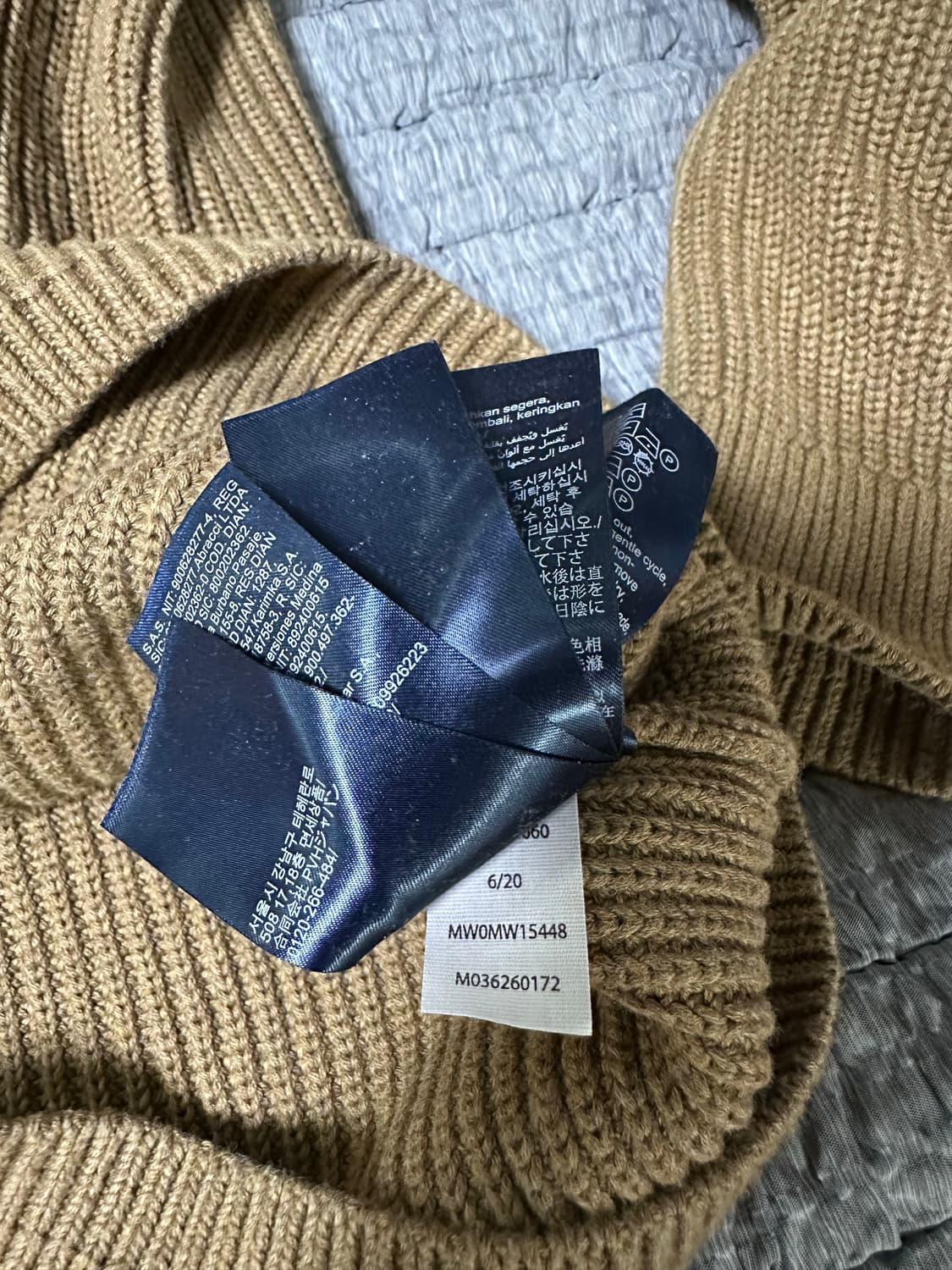 타미힐피거 브라운 니트 스웨터 상품이미지6