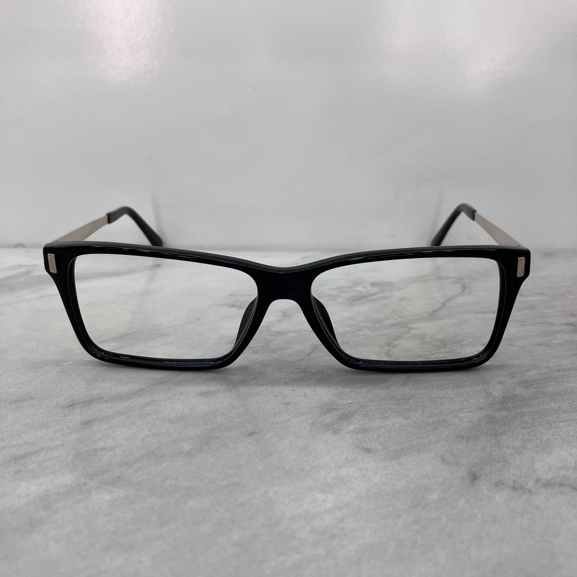 C01 디올 Dior 블랙 골드 콤비 스퀘어 뿔테 안경 상품이미지6