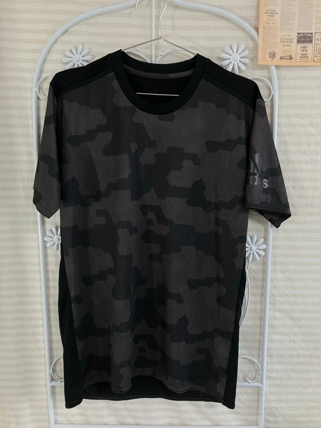빈티지 아디다스 디지털 밀리터리 기능 반팔 931 y2k 스트릿 갸루 펑 상품이미지1