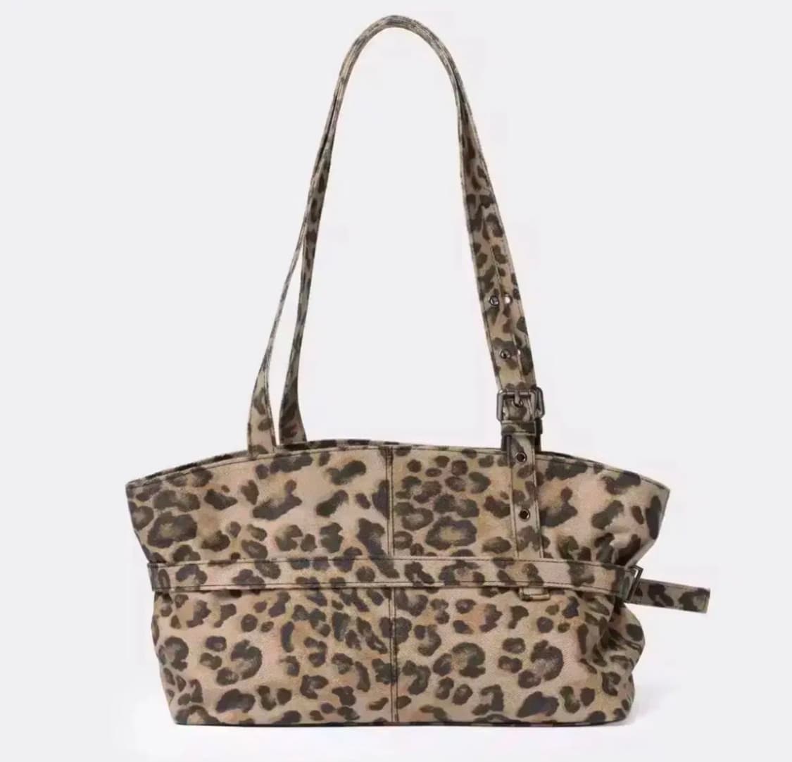 세이모온도 레오파드 르밸트백 상품이미지2