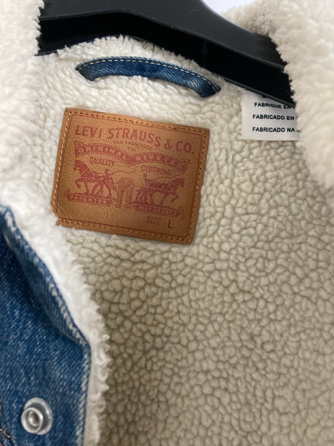 리바이스 쉐르파 중청 자켓 상품이미지7