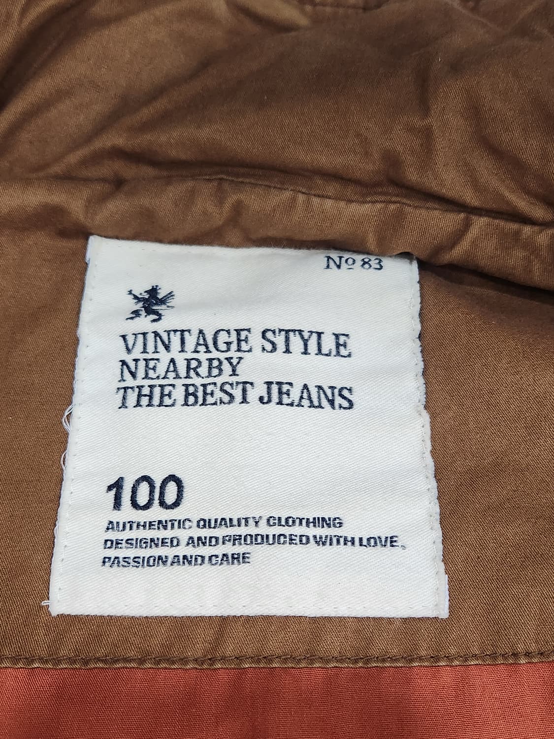 [95] 빈티지 브라운 야상 자켓 남성 95-100 상품이미지4