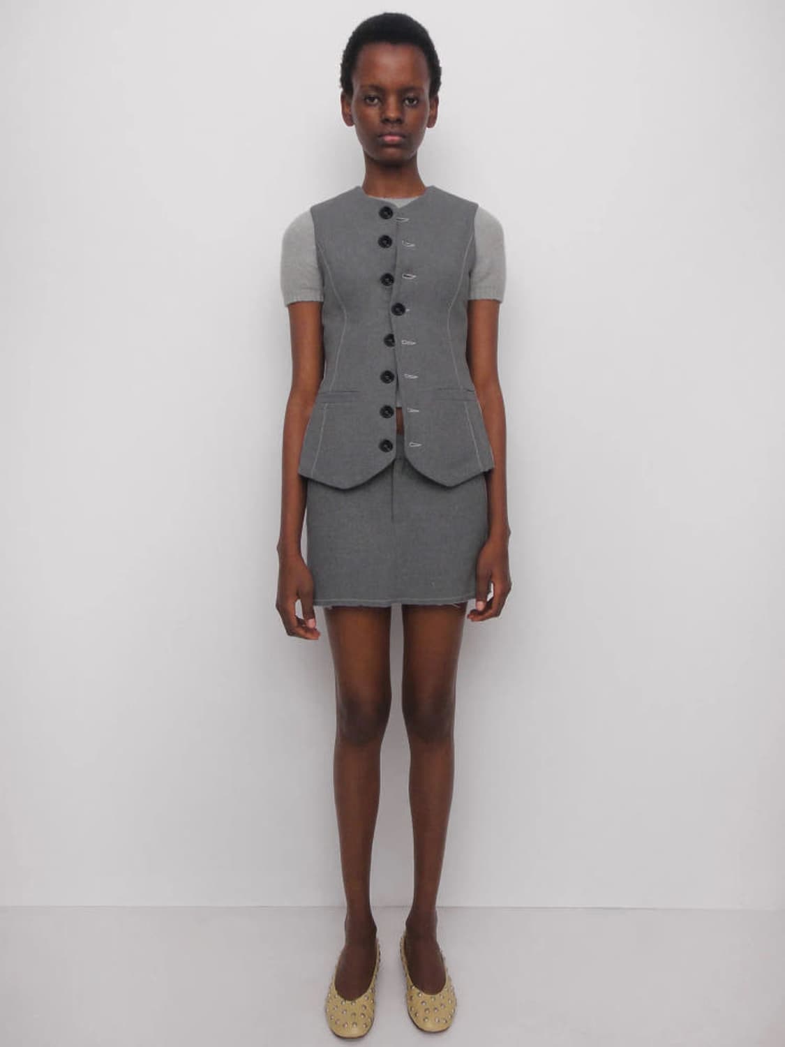 기마구아스 베스트 스커트 셋업 XS 상품이미지2