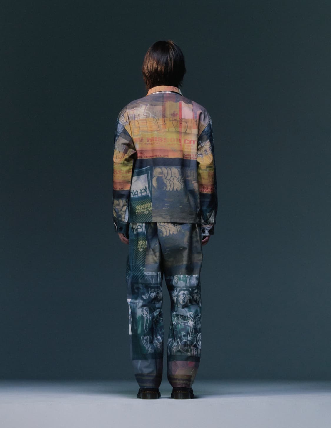 나이스고스트클럽 심볼 디지털 프린트 집 자켓 나이트 멀티 L 상품이미지3