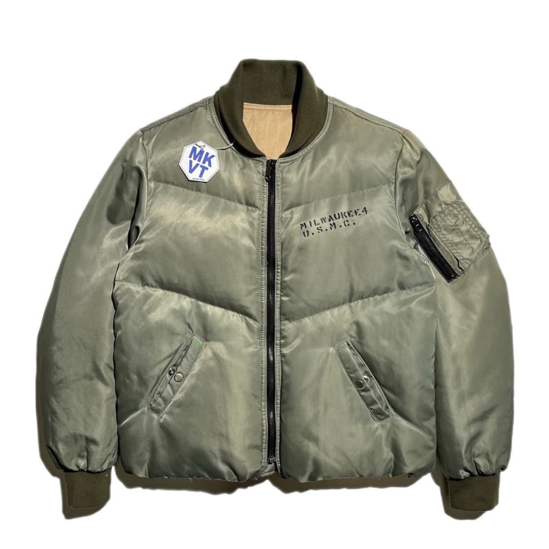 진호진스 리버시블 밀리터리 다운 푸퍼 패딩 상품이미지1