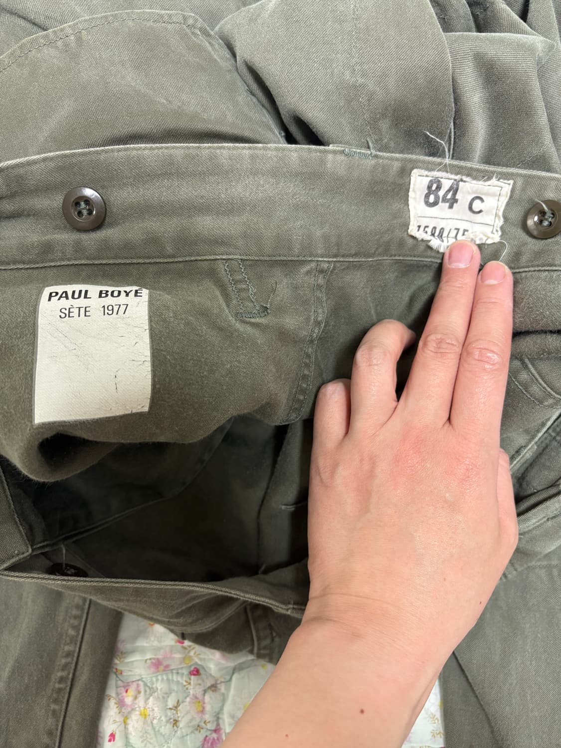 70s 프랑스군 M-64 보급 카고 팬츠 상품이미지3