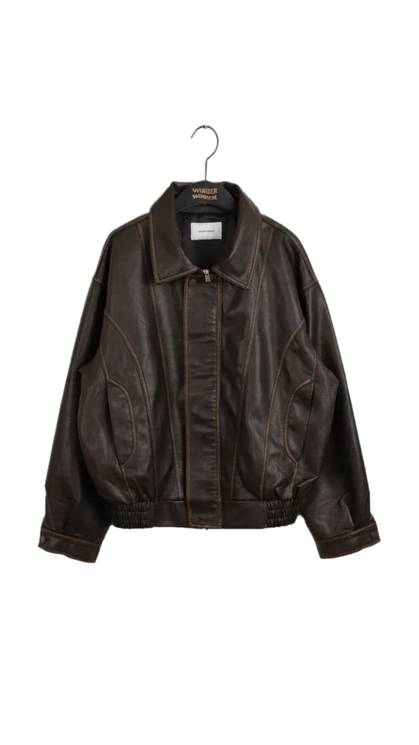 wonderwonder leather jacket 상품이미지1