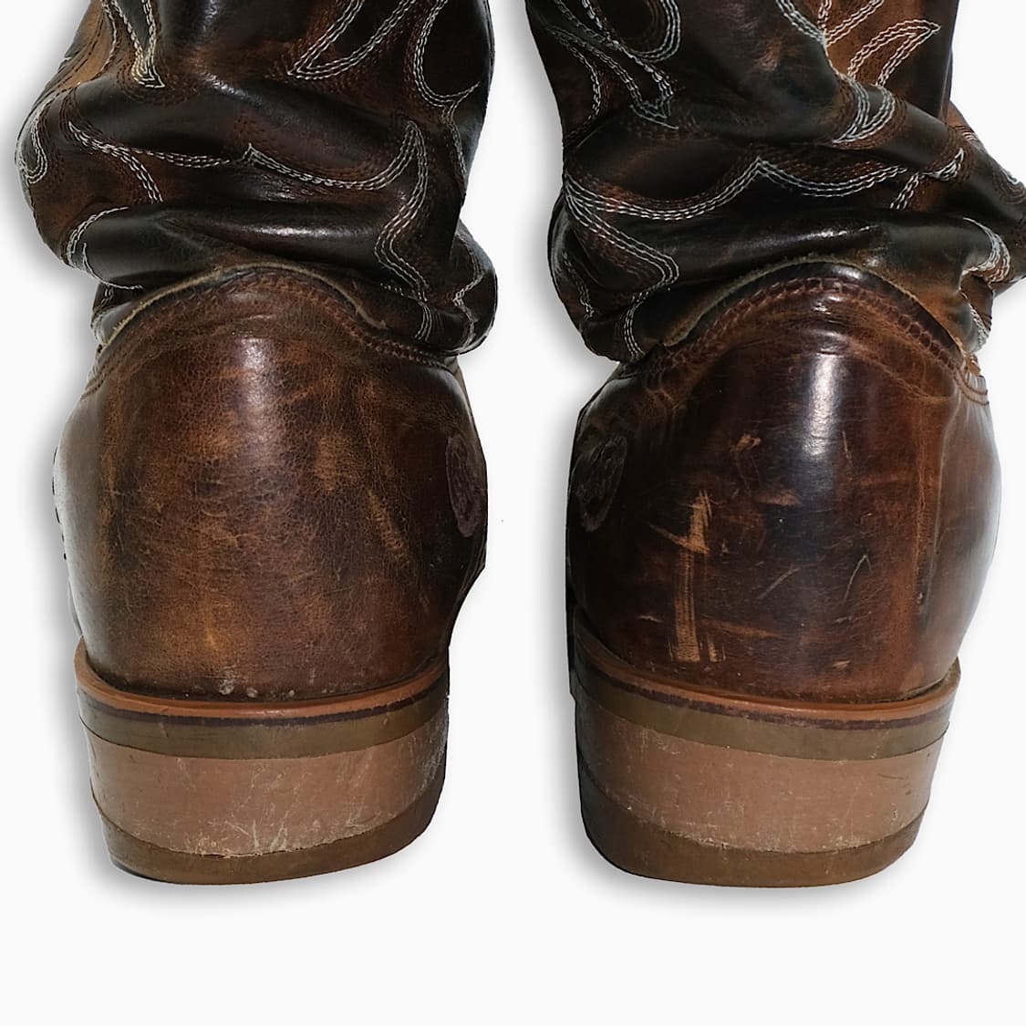 빈티지 웨스턴 레더 부츠 9.5D(275) BT27501 상품이미지8