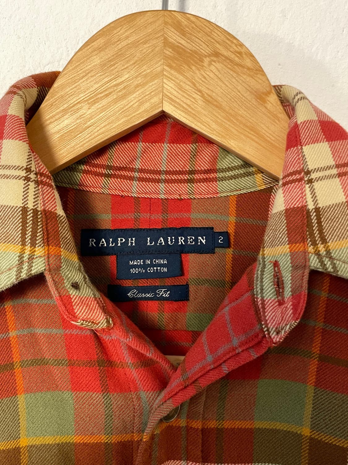 폴로 클래식핏 체크 셔츠  상품이미지5