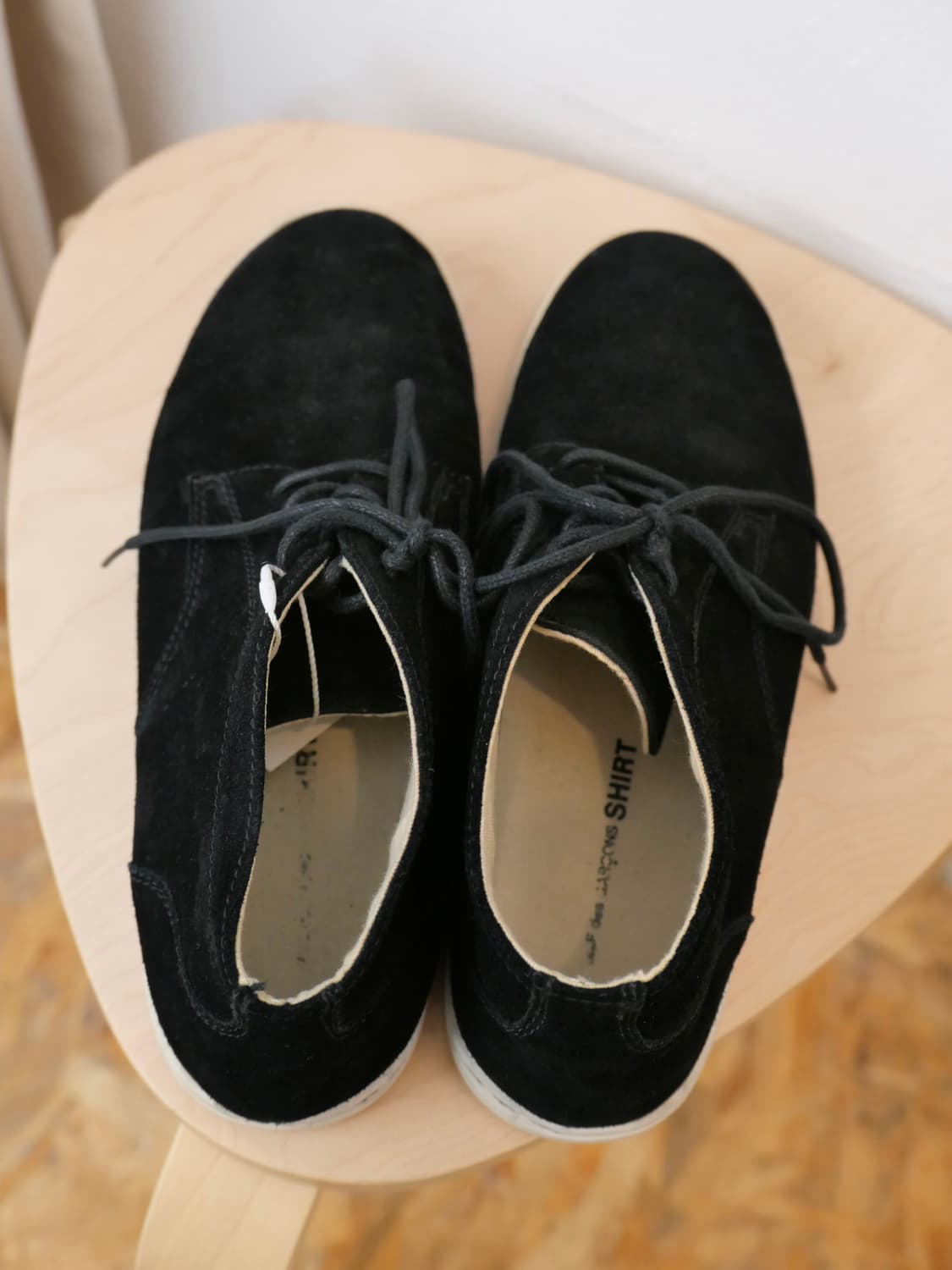 꼼데가르송 셔츠 스웨이드 스니커즈 상품이미지5