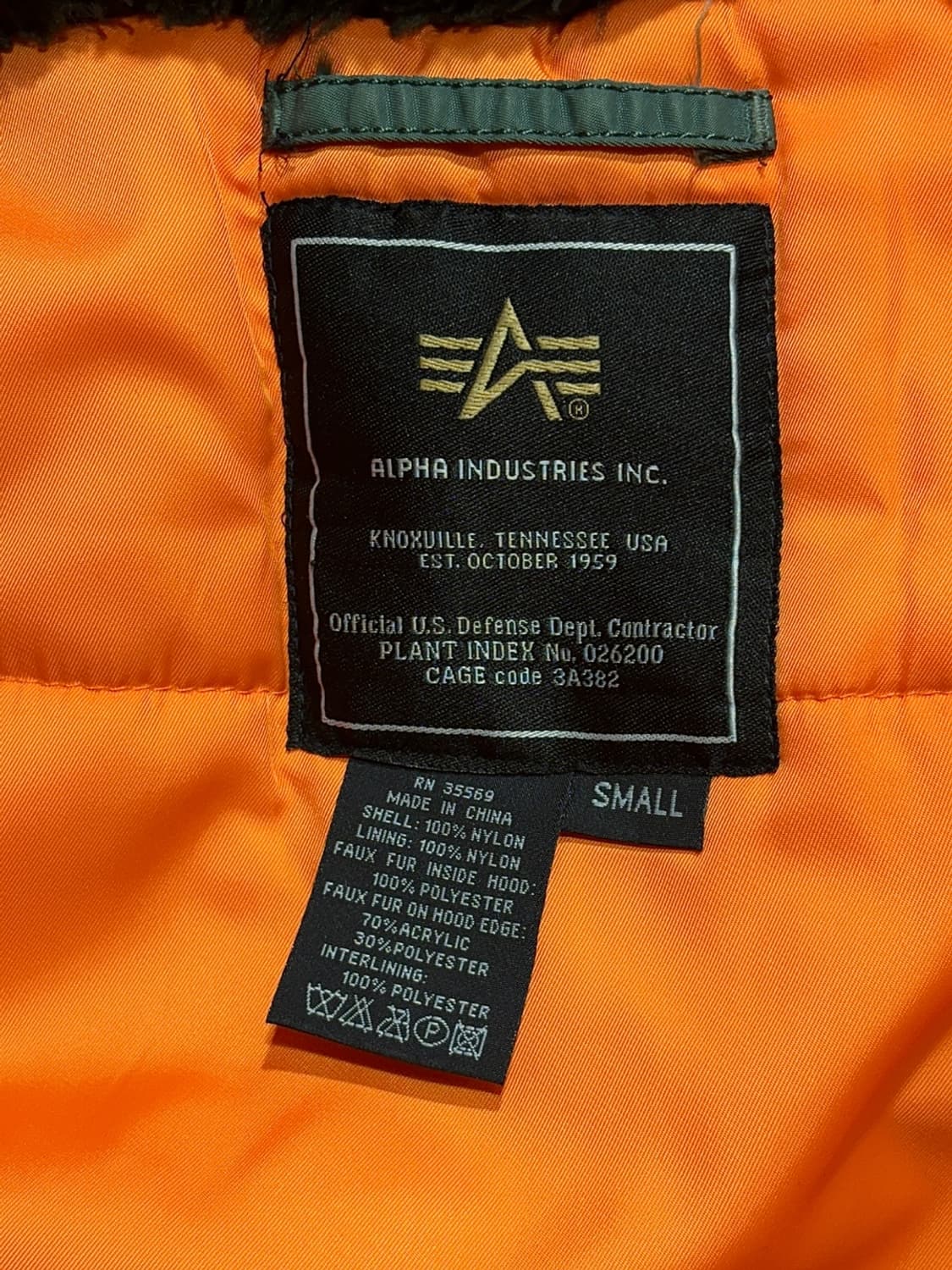 알파 n-3b 공군 파카 상품이미지4