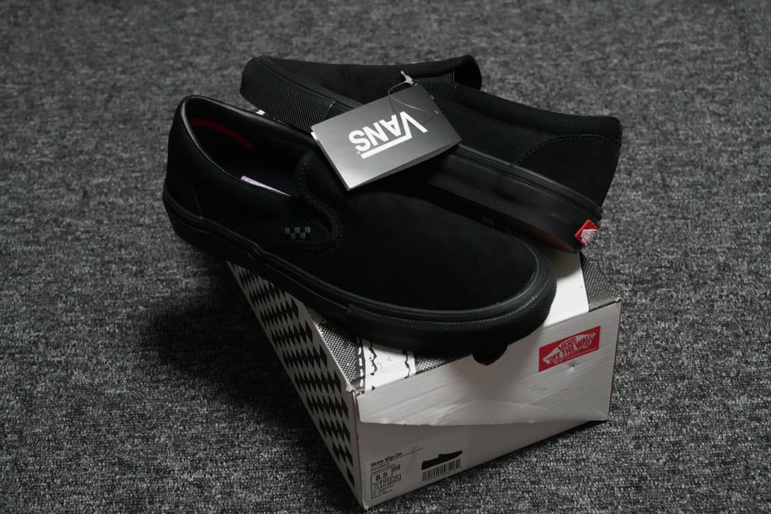 (265) 반스 스케이트 슬립온 트리플블랙 상품이미지3