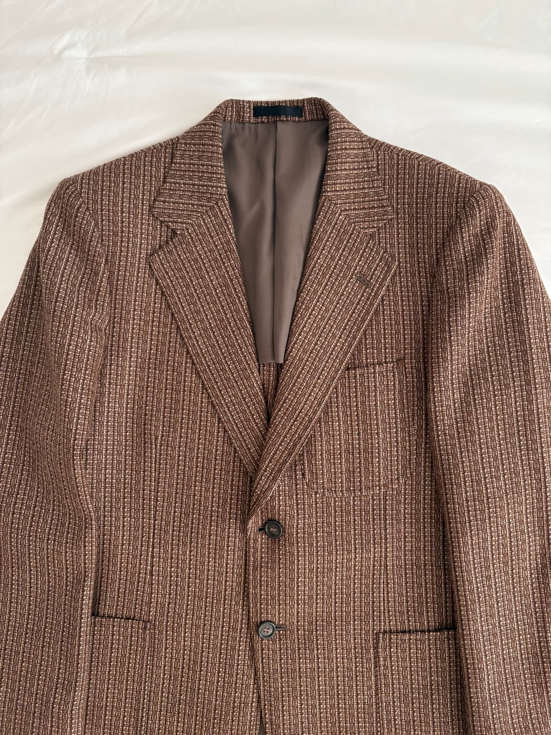 brown pattern jacket 브라운 패턴 자켓 상품이미지2