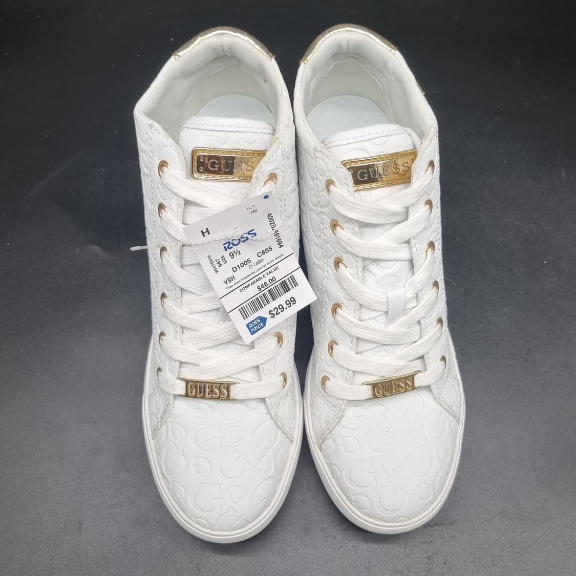 새상품 게스 로벤 레이스업스니커즈250 굽9 상품이미지2