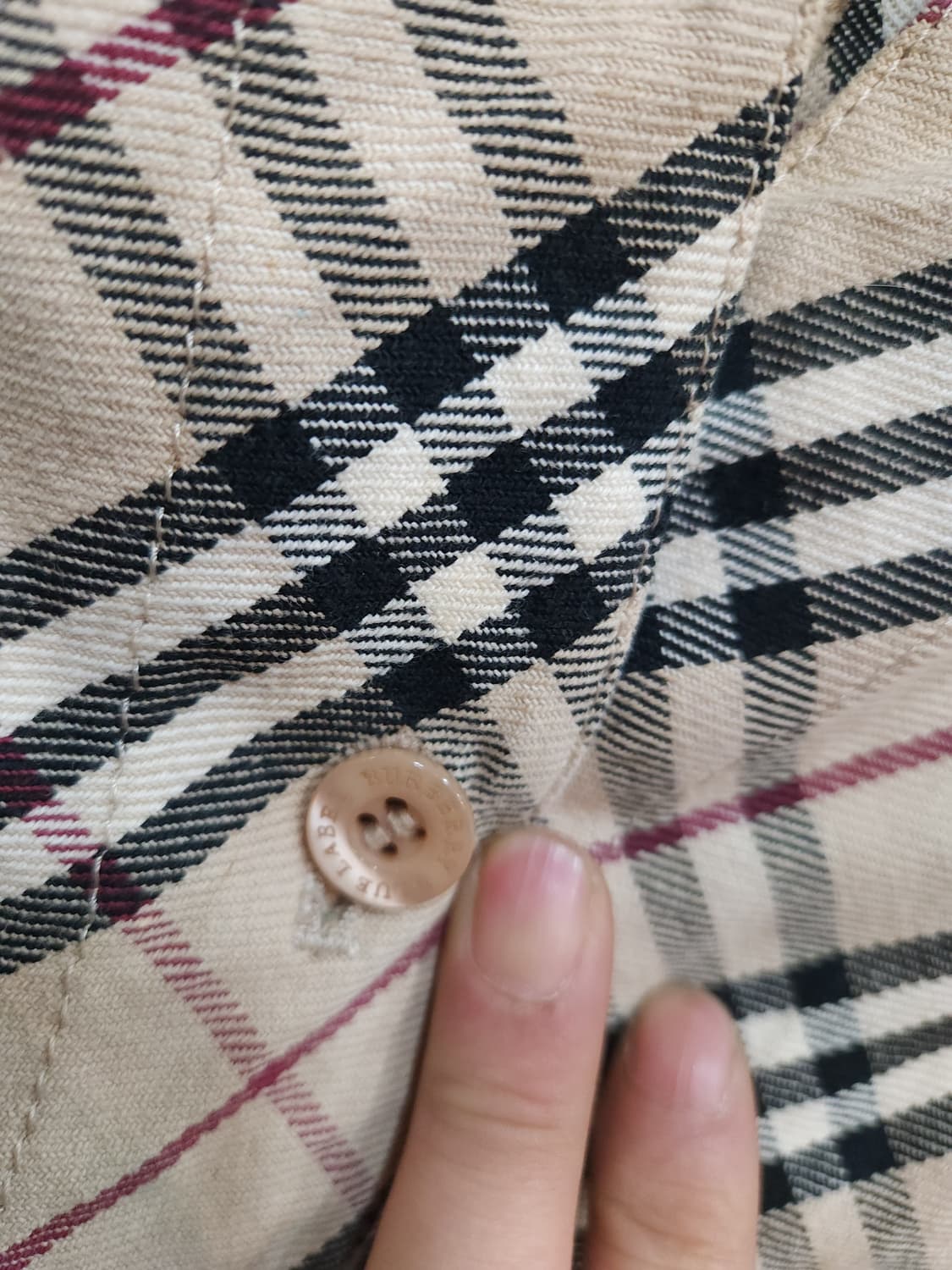 버버리 블루라벨 노바체크 벨티드 원피스
​
 상품이미지5