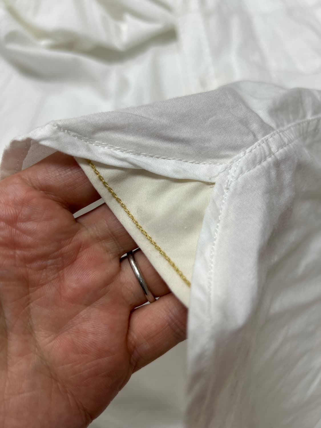 유니버셜 웍스 화이트 워크셔츠 상품이미지3