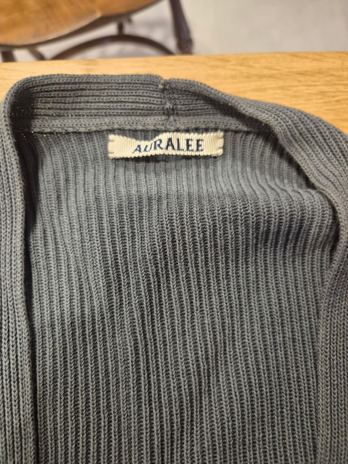 오라리 22ss 슈퍼 하드 트위스트 릭 빅 가디건 상품이미지2