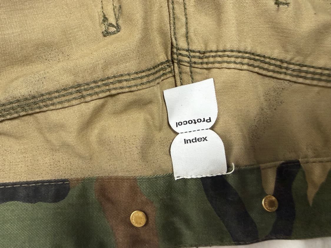 프로토콜 인덱스 밀리터리 카모 플레어 워크팬츠 상품이미지3