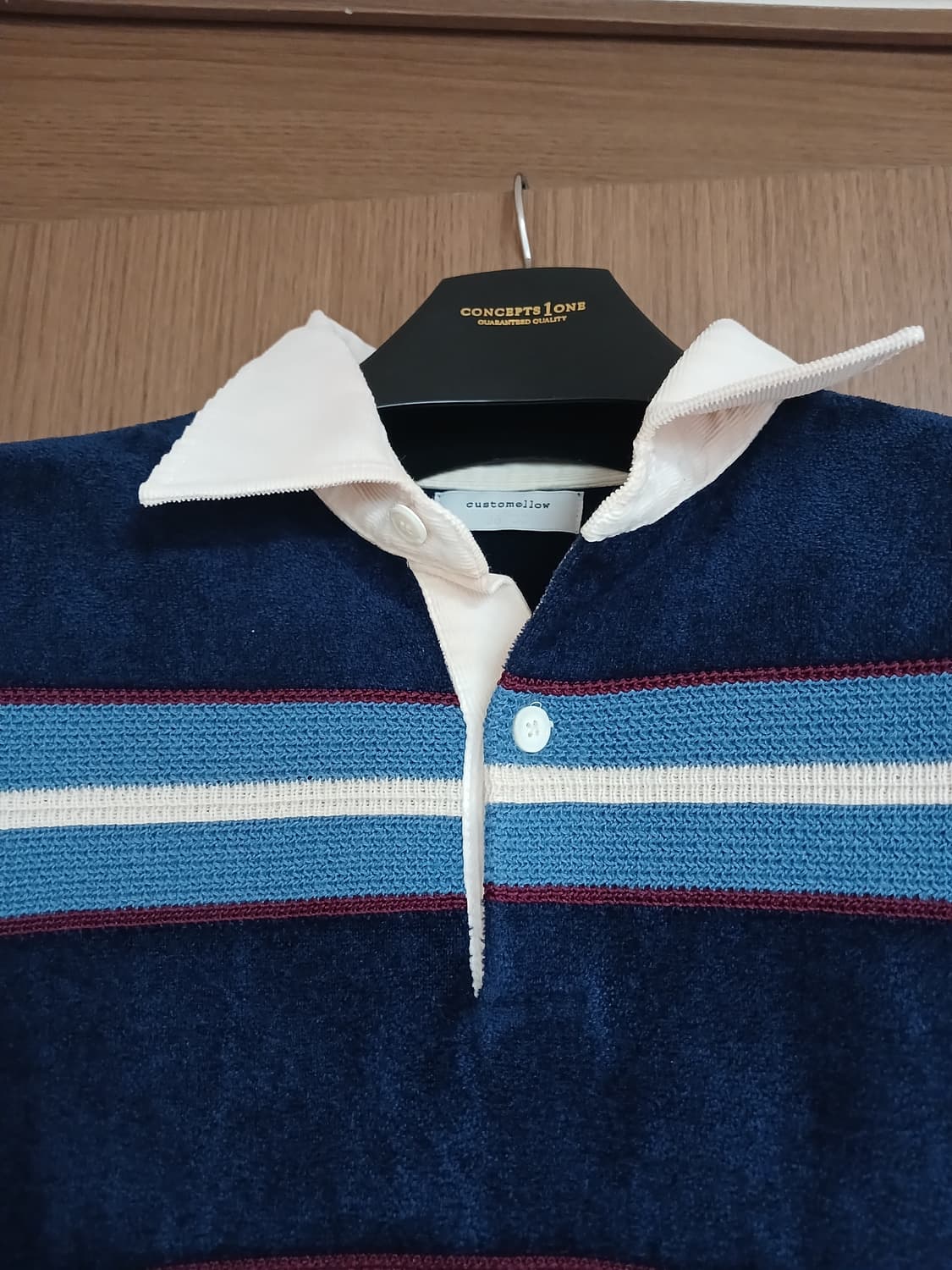 커스텀멜로우 스트라이프 럭비 긴팔 니트L 상품이미지4