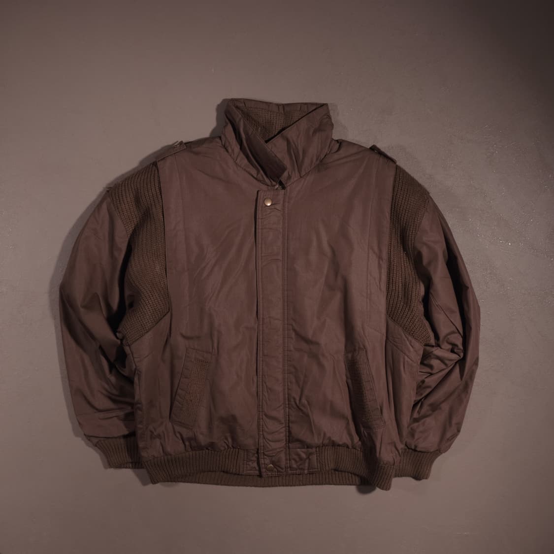 90s MR. DRIGO 나일론 울 봄버자켓 상품이미지1