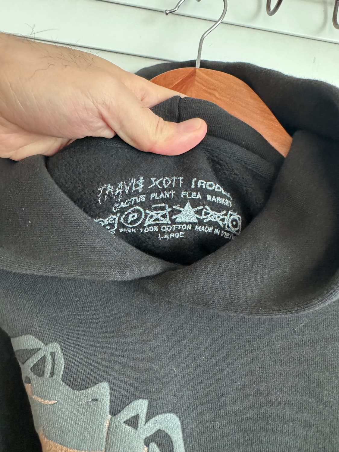 트레비스 스캇 로데오 10주년 CPFM 트랙 8 후드 L 상품이미지5