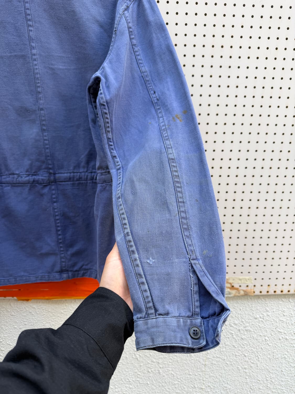 WASHED BLUE OLD VINTAGE FRENCH 프렌치워크자켓 상품이미지10