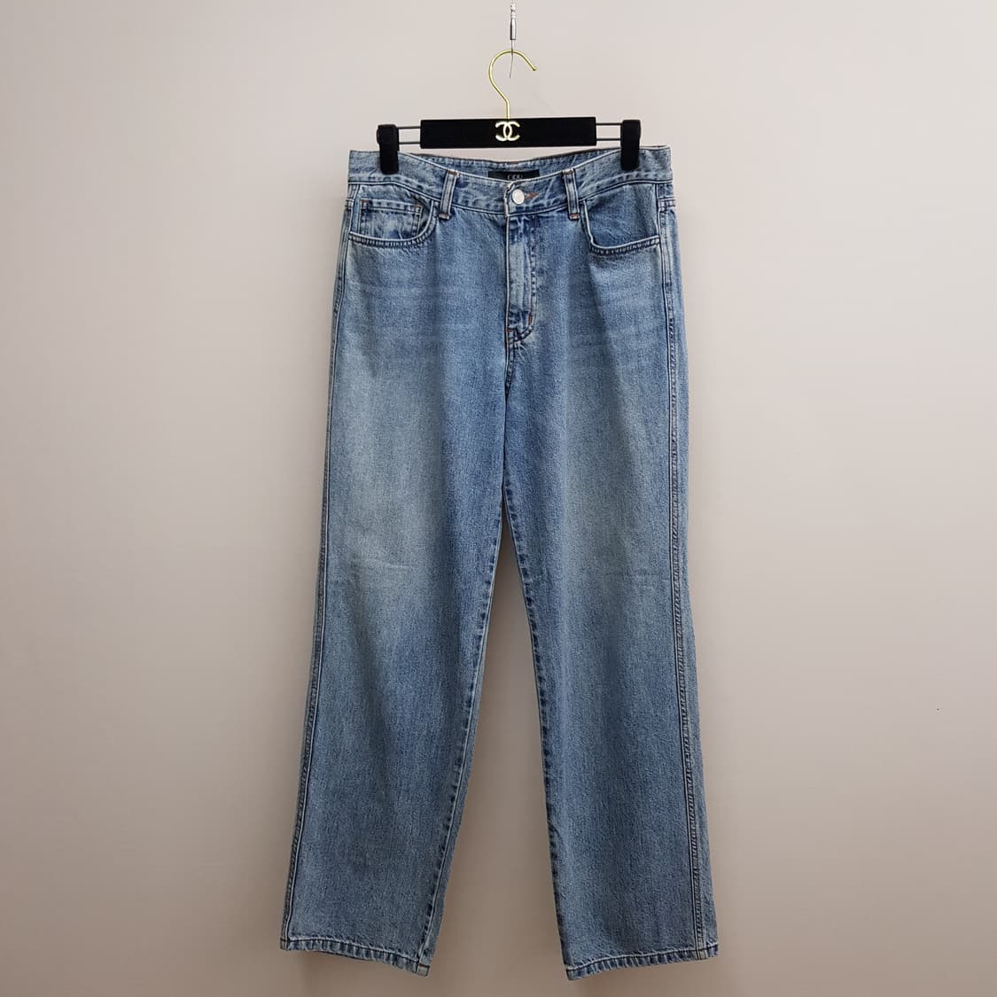 오르 코튼 스트레이트 데님팬츠 L사이즈 상품이미지1