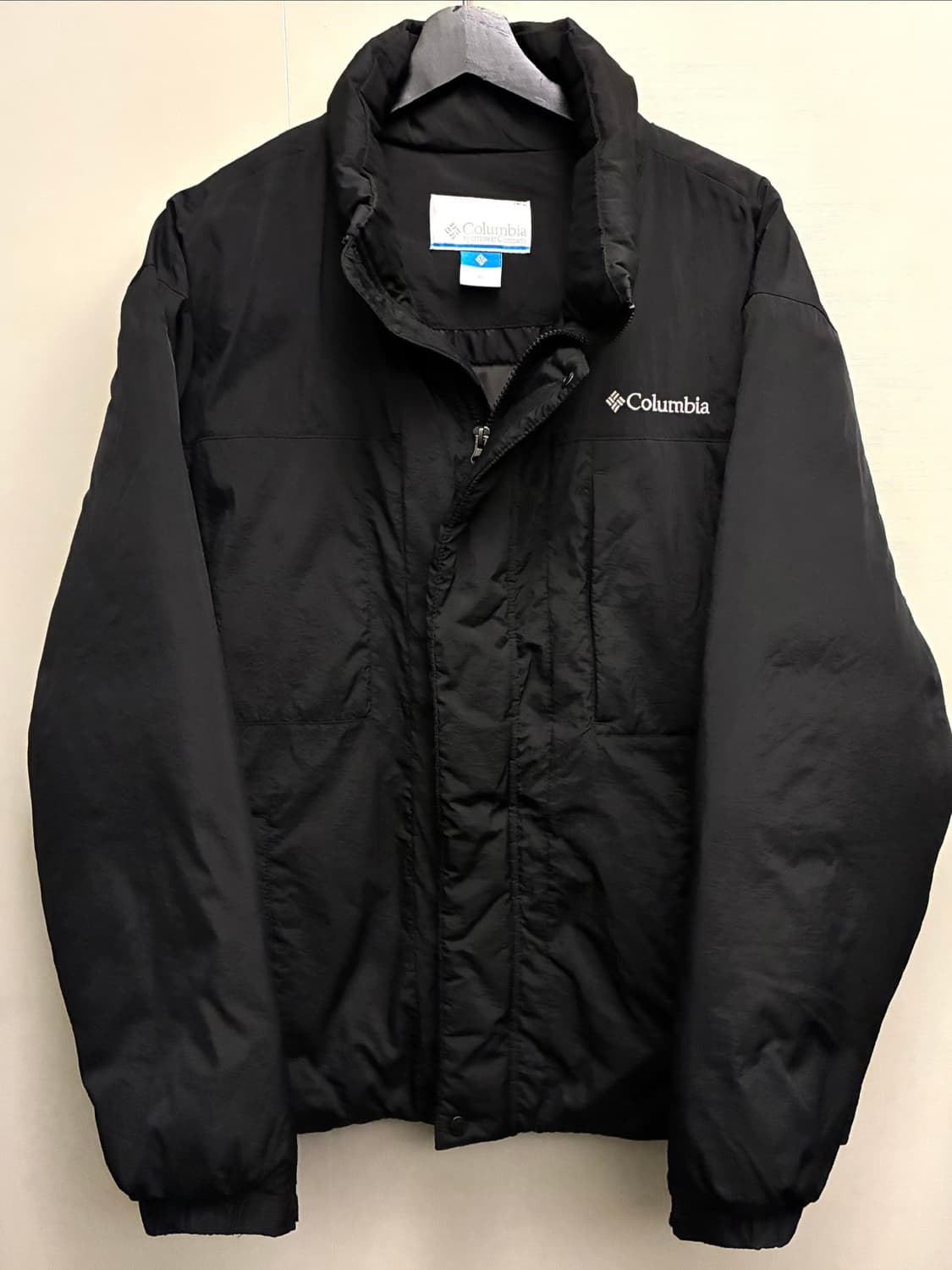 (XL)컬럼비아 옴니히트 나일론 패딩 다운 자켓 블랙 콜롬비아 상품이미지1