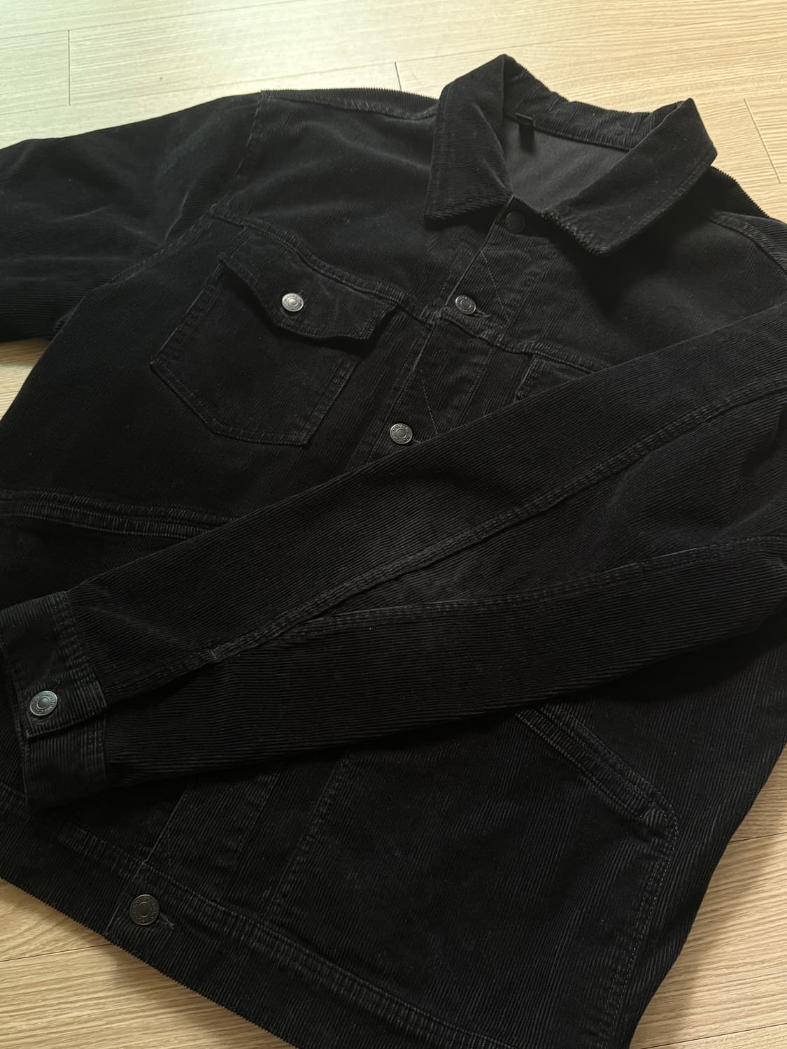 톰포드 코듀로이 트러커 xxl 블랙 상품이미지5