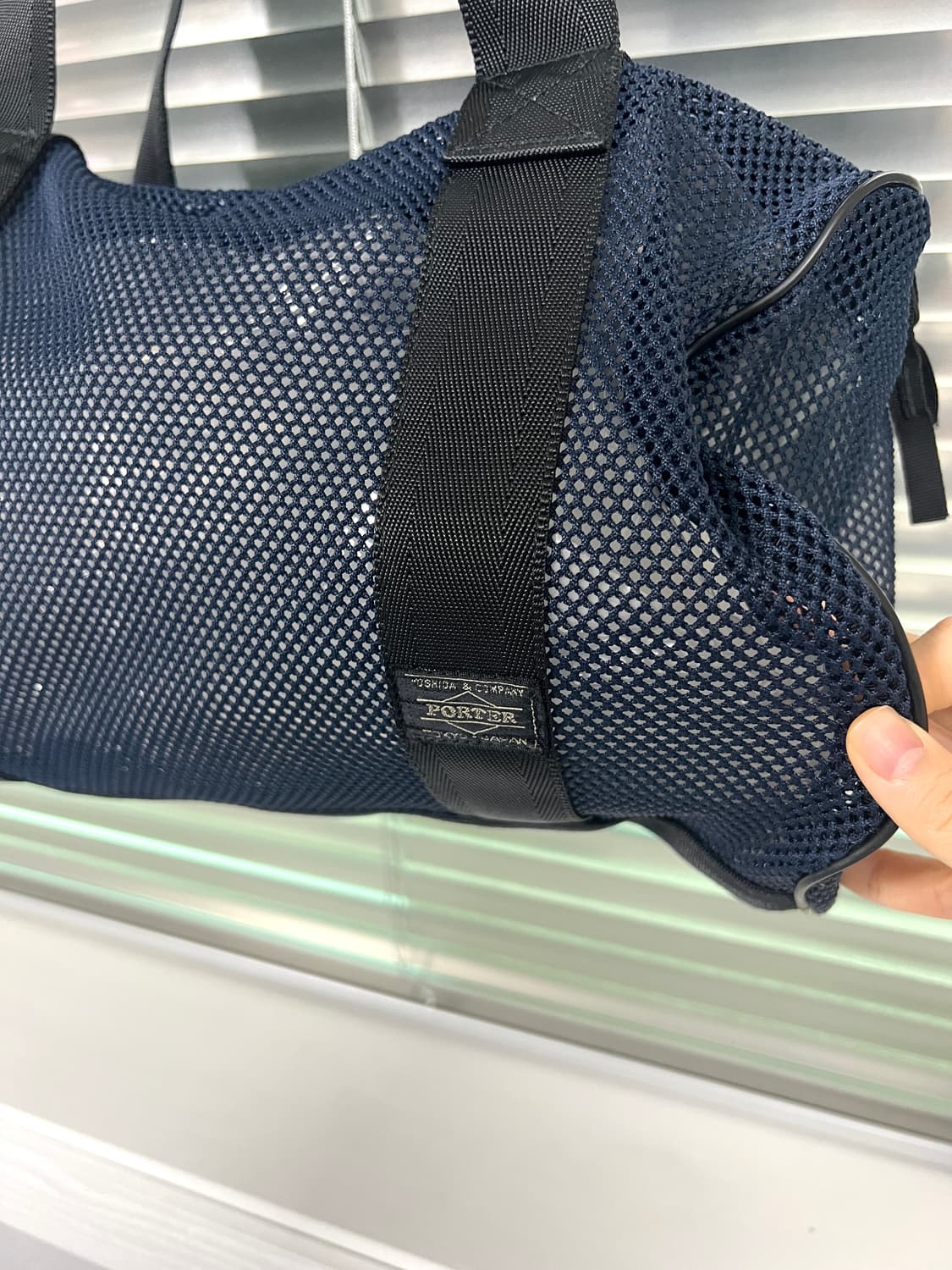 PORTER-MESH BOSTON BAG (Navy) 상품이미지7