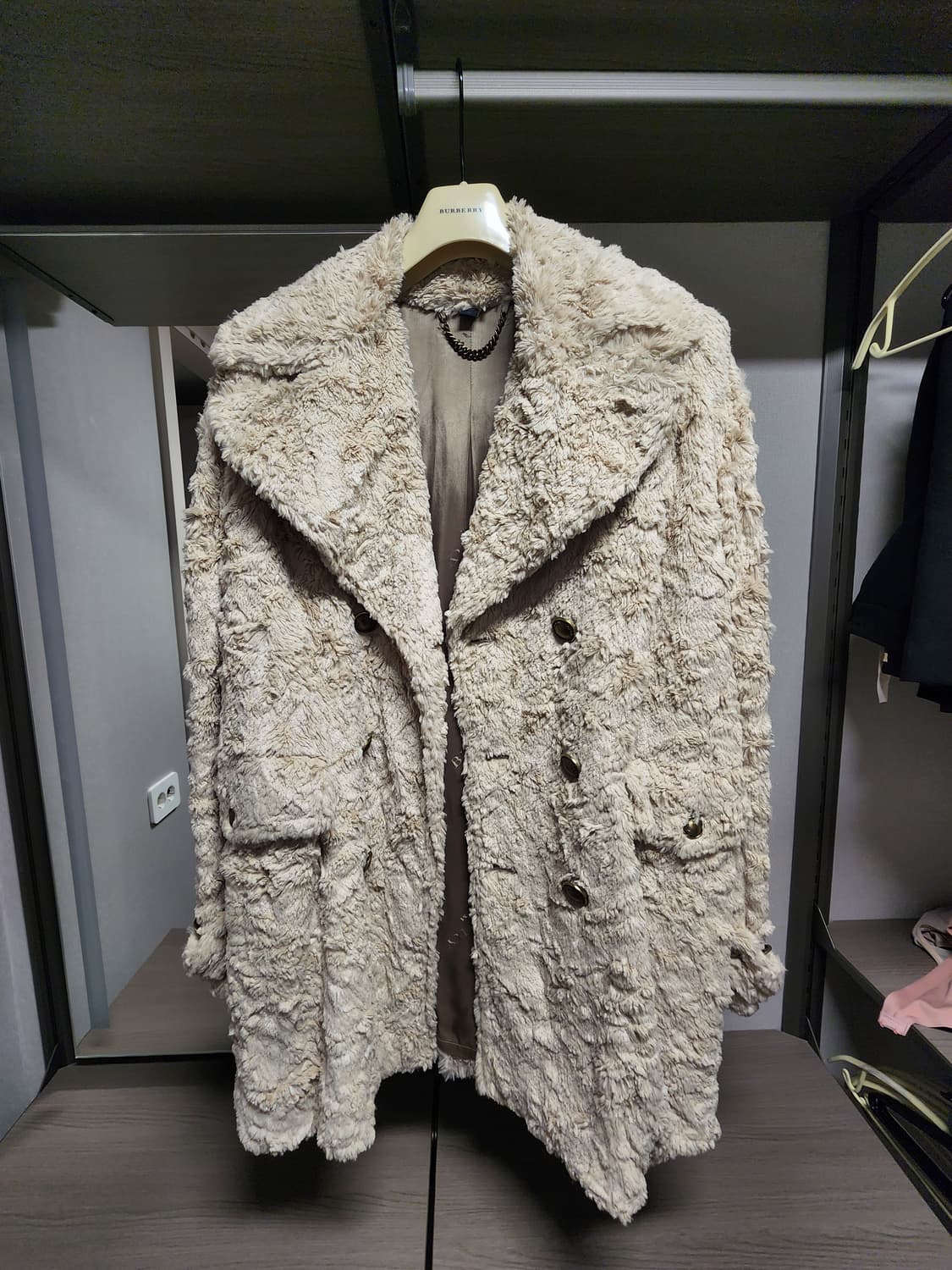 버버리 프로섬 10fw 밀리터리 퍼 코트 48 사이즈 상품이미지1