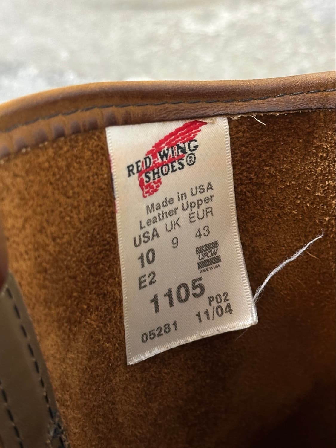 00‘s OG USA Made 레드윙 1105 페코스 웨스턴 부츠 상품이미지8