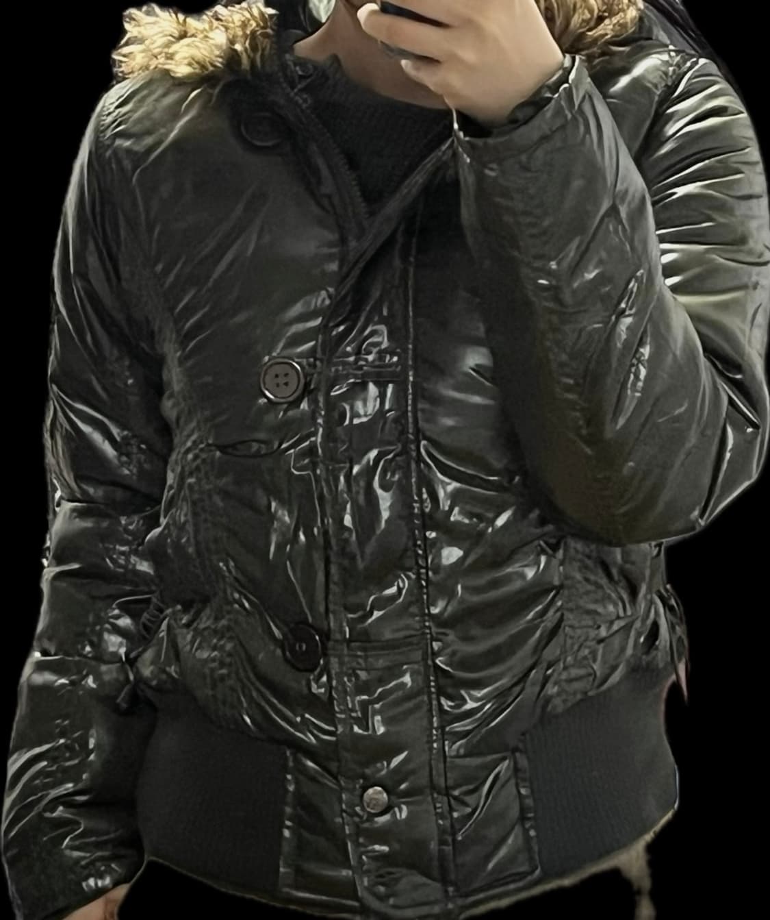 빈티지 카키점퍼 상품이미지4