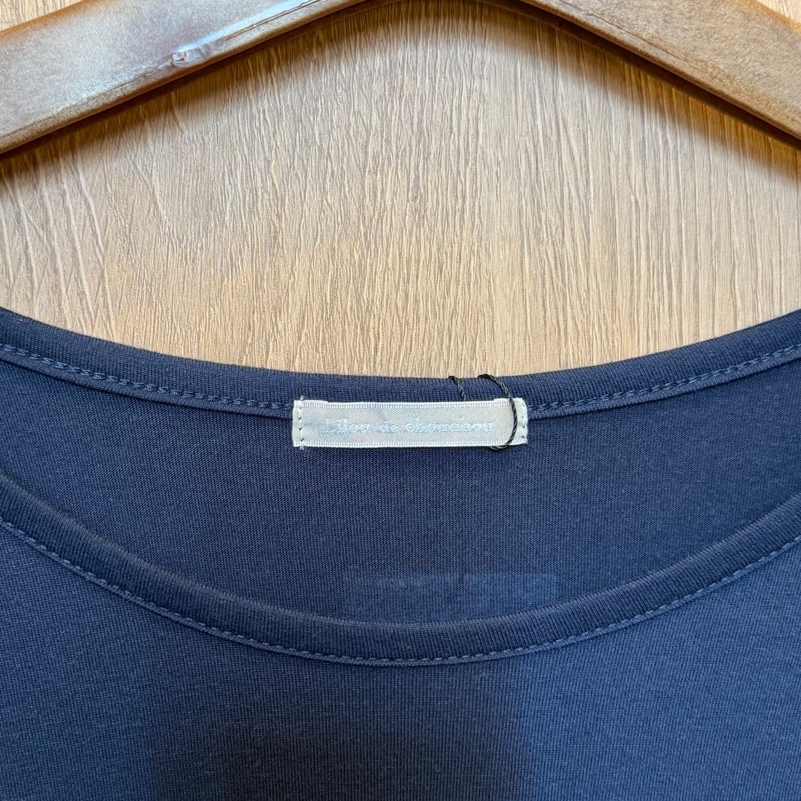 빈티지 긴팔 티셔츠 스트라이프 셔츠 레이어드 배색 디테일 네이비 상품이미지5