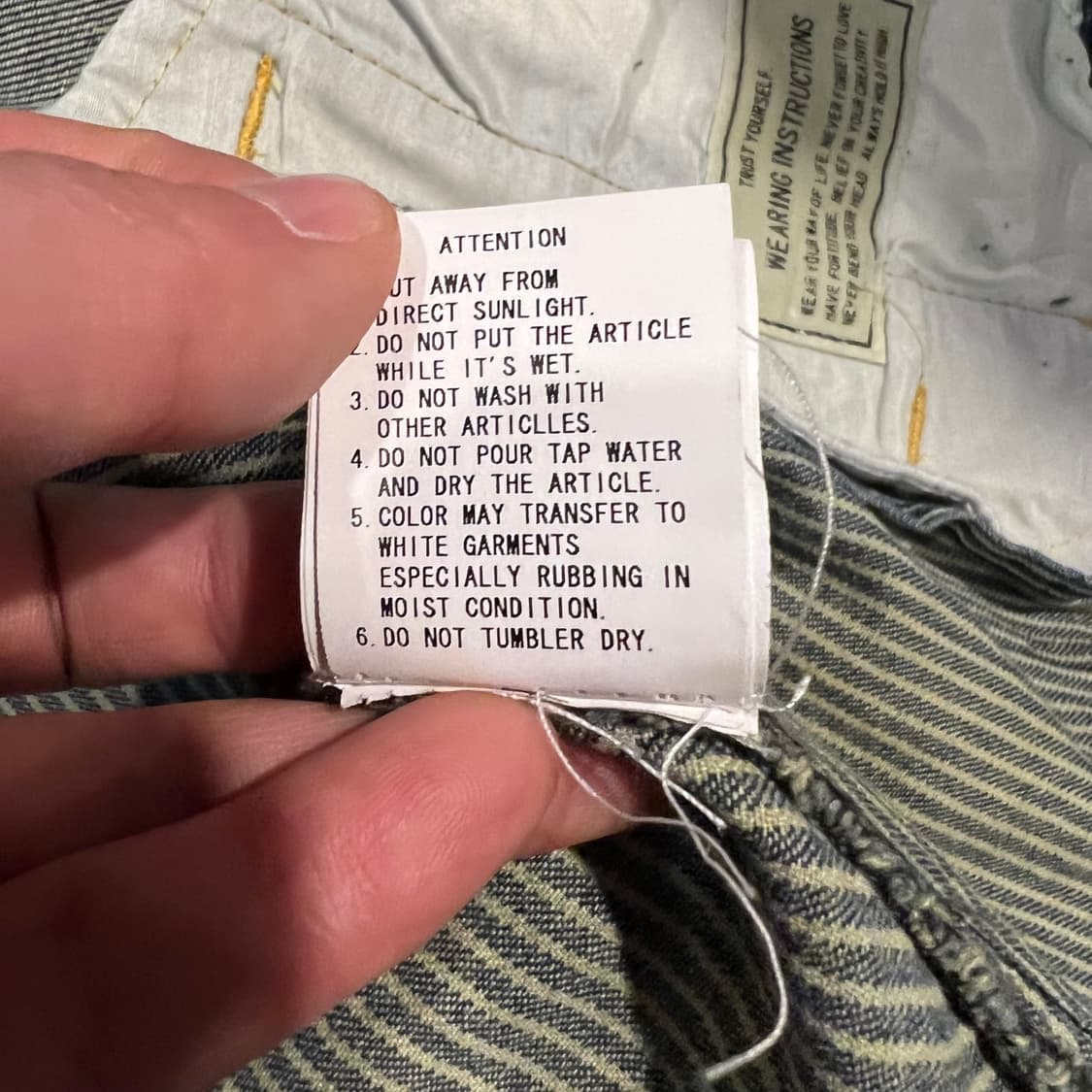 Maison Mihara Yasuhiro 감각적인 디자인 데님 자켓입니다 상품이미지7