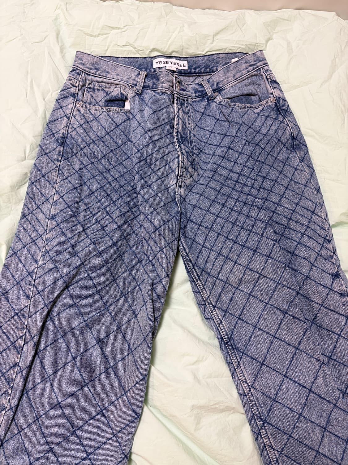 예스아이씨 와플 데님 상품이미지2