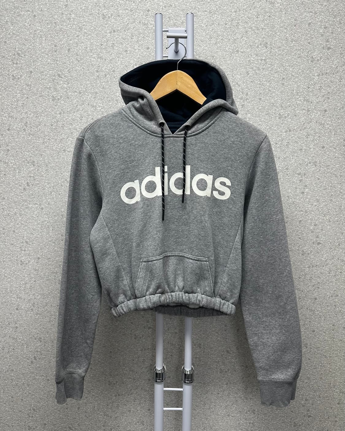 (WOMEN)아디다스 크롭 후드-M1737 상품이미지2