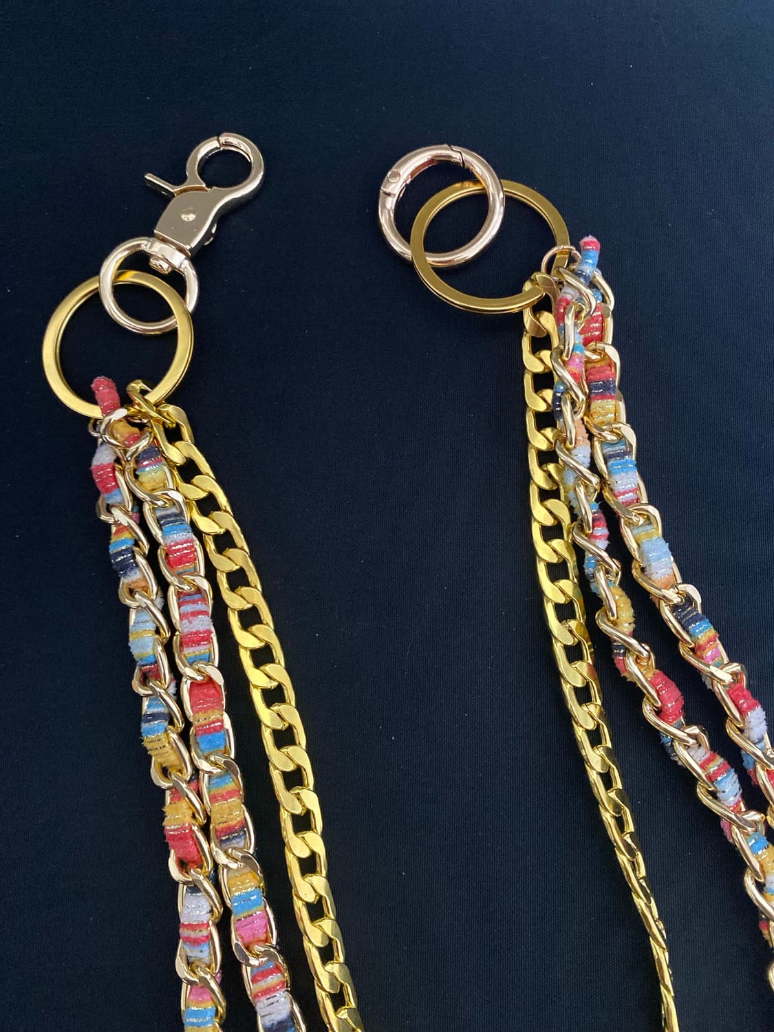 빈티지 멀티컬러 트리플 팬츠 체인 상품이미지5