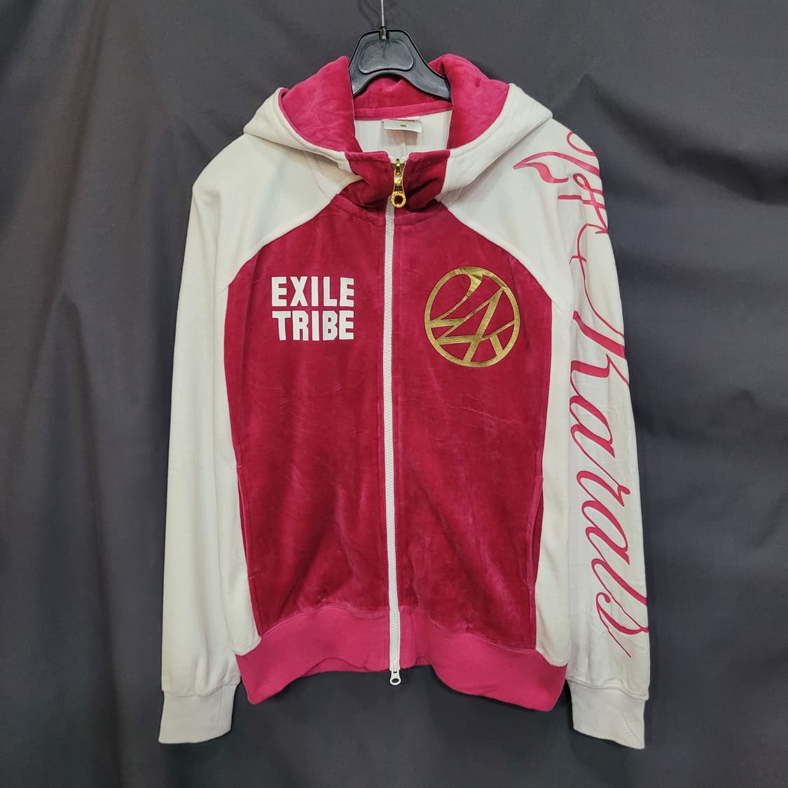  24karats EXILE TRIBE 벨루어 저지 후드집업 상품이미지2