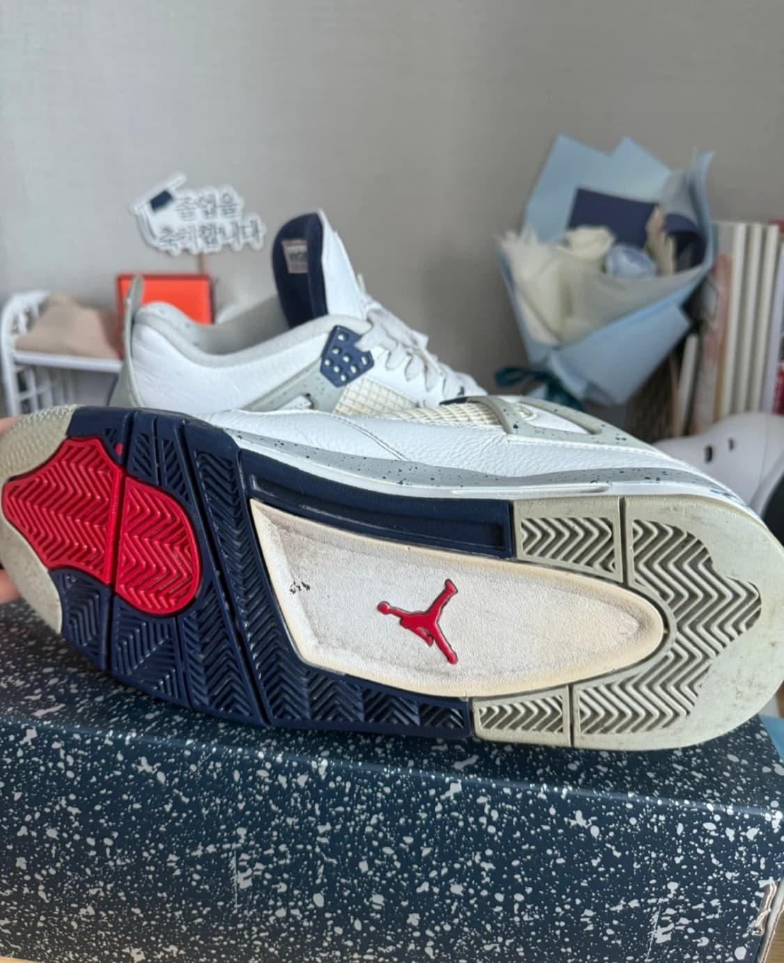 나이키 에어 조던 4 레트로 미드나잇 네이비 290 상품이미지5