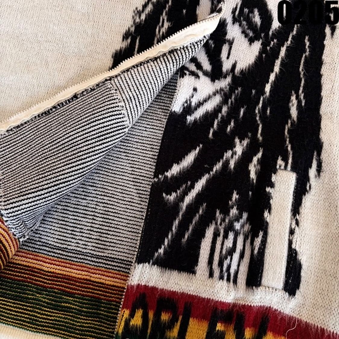 루미나후이 밥말리 후드 니트 집업 XXL 0205 상품이미지9