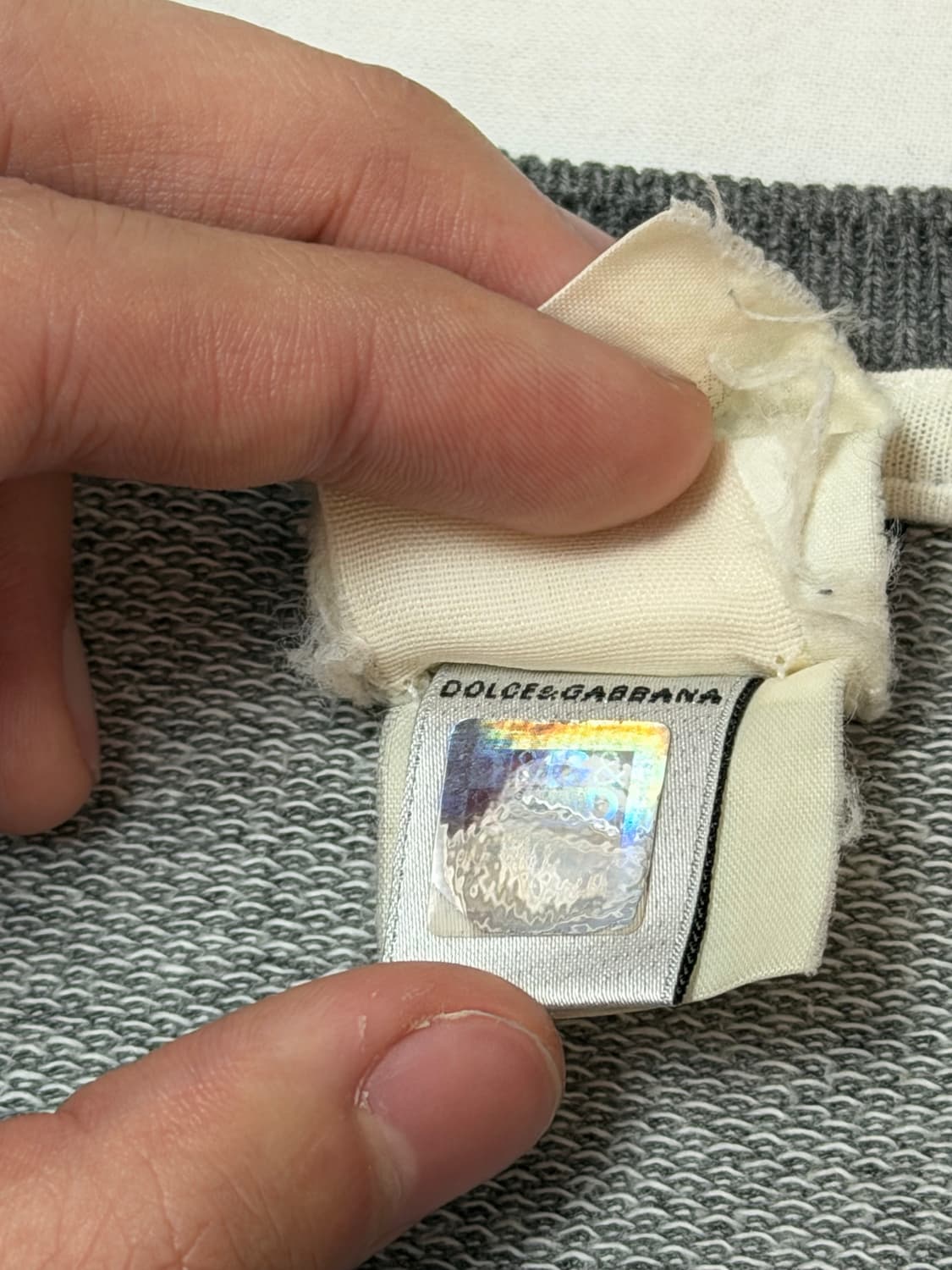 00s 돌체앤가바나 아카이브 GYM 컬렉션 스웻셔츠 맨투맨 그레이 상품이미지6